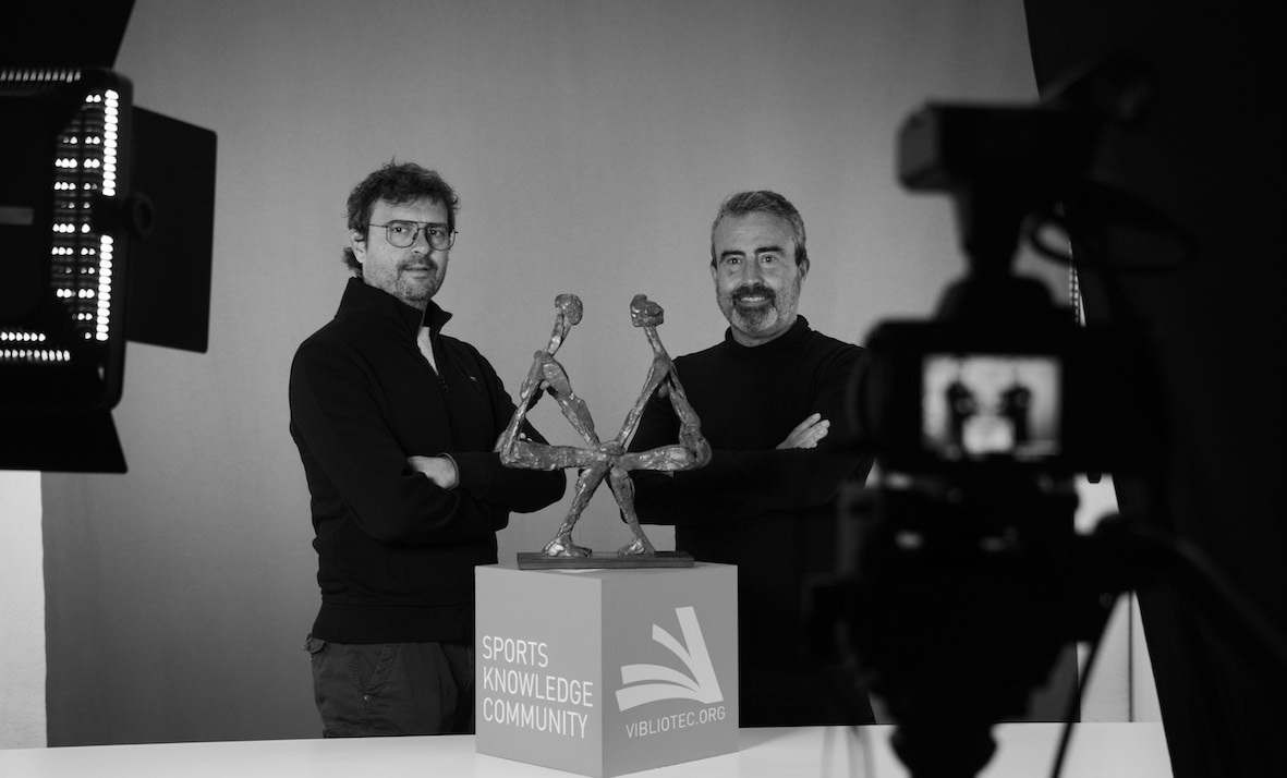 foto de Xavi y Lluís Fundadores Vibliotec
